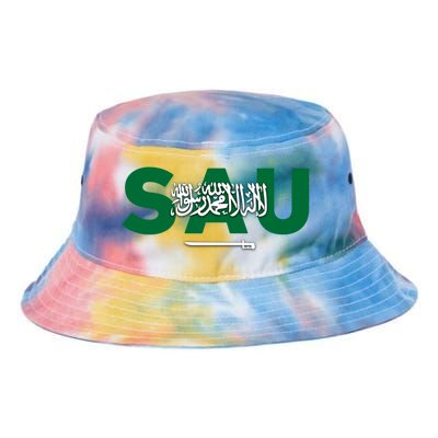 Saudi Arabia For Saudi National Day Gift Tie Dye Newport Bucket Hat