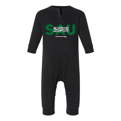 Saudi Arabia For Saudi National Day Gift Infant Fleece One Piece