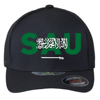 Saudi Arabia For Saudi National Day Gift Flexfit Unipanel Trucker Cap