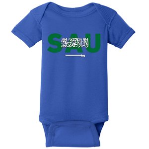 Saudi Arabia For Saudi National Day Gift Baby Bodysuit