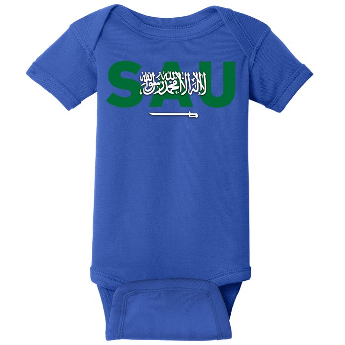 Saudi Arabia For Saudi National Day Gift Baby Bodysuit