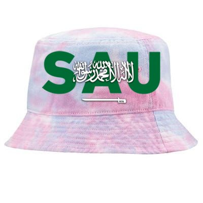 Saudi Arabia For Saudi National Day Gift Tie-Dyed Bucket Hat