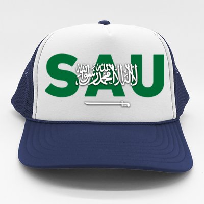 Saudi Arabia For Saudi National Day Gift Trucker Hat