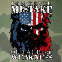 Skull American Flag Dont Ever Mistake Old Age For Weakness Legacy Tie Dye Trucker Hat