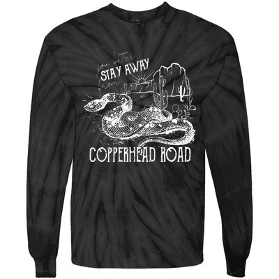 Stay Away From Copperhead Road Tie-Dye Long Sleeve Shirt