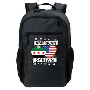 Syrian American Flag American And Syrian Syria New Flag Sweatshirt Daily Commute Backpack