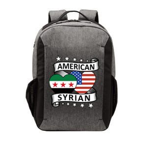 Syrian American Flag American And Syrian Syria New Flag Sweatshirt Vector Backpack