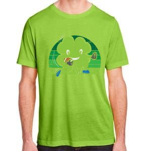 Shamrock American Football St Patricks Day Cute Gift Adult ChromaSoft Performance T-Shirt