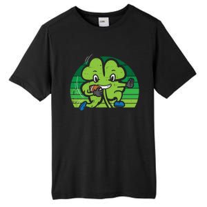 Shamrock American Football St Patricks Day Cute Gift Tall Fusion ChromaSoft Performance T-Shirt