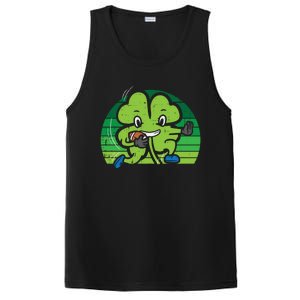 Shamrock American Football St Patricks Day Cute Gift PosiCharge Competitor Tank