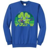 Shamrock American Football St Patricks Day Cute Gift Tall Sweatshirt