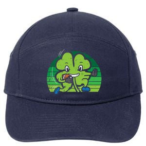 Shamrock American Football St Patricks Day Cute Gift 7-Panel Snapback Hat