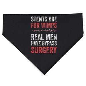 Stents Are For Wimps Real Have Bypass Surgery USA-Made Doggie Bandana