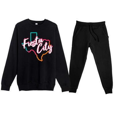 San Antonio Fiesta City Fans Premium Crewneck Sweatsuit Set