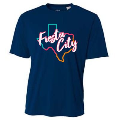 San Antonio Fiesta City Fans Cooling Performance Crew T-Shirt