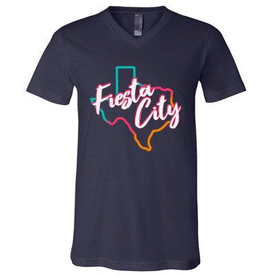 San Antonio Fiesta City Fans V-Neck T-Shirt