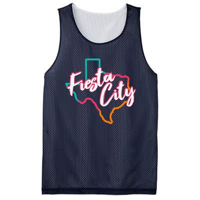 San Antonio Fiesta City Fans Mesh Reversible Basketball Jersey Tank