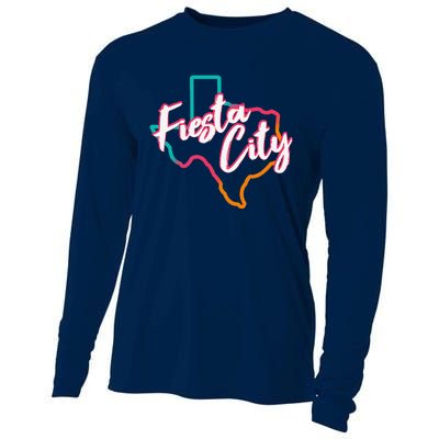 San Antonio Fiesta City Fans Cooling Performance Long Sleeve Crew