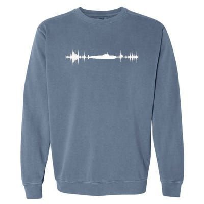 Submarine Art For Submariner Submarine Veteran Garment-Dyed Sweatshirt