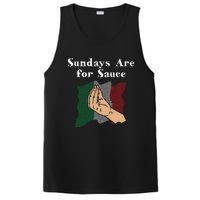 Sundays Are For Sauce Funny Italian Humor Italy Food Sayings PosiCharge Competitor Tank