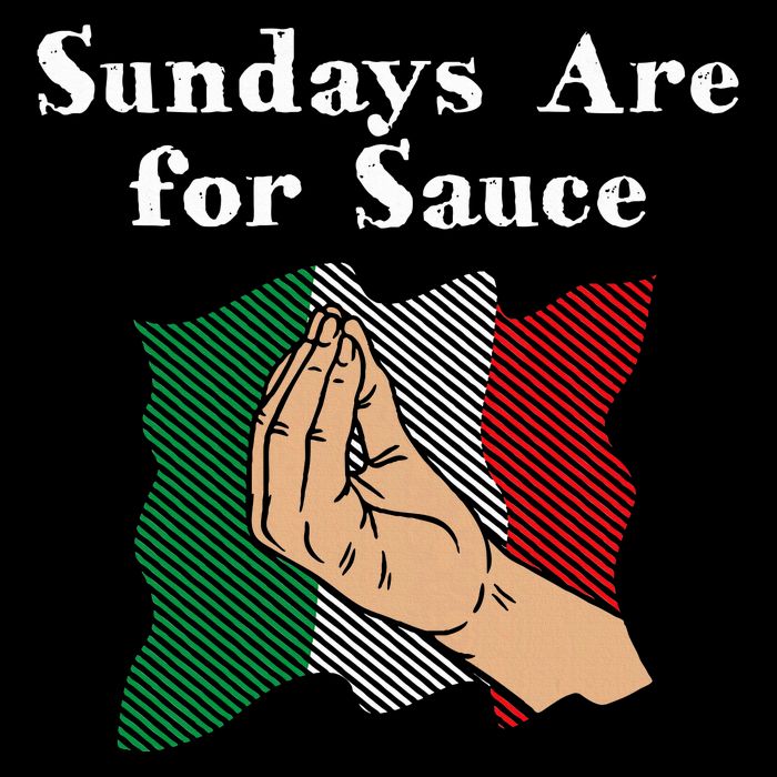 Sundays Are For Sauce Funny Italian Humor Italy Food Sayings Zip Tote Bag