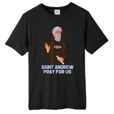 St Andrew Fishing Patron Saint Of Fisherman Catholic Saint Tall Fusion ChromaSoft Performance T-Shirt