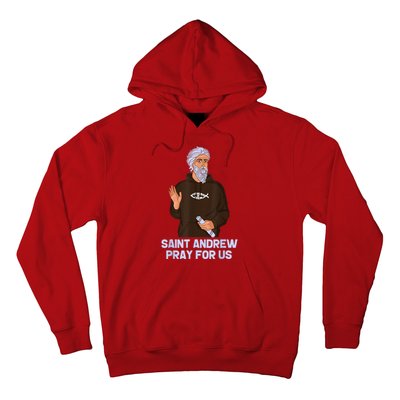 St Andrew Fishing Patron Saint Of Fisherman Catholic Saint Hoodie