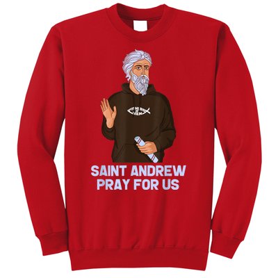 St Andrew Fishing Patron Saint Of Fisherman Catholic Saint Sweatshirt