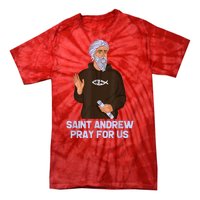 St Andrew Fishing Patron Saint Of Fisherman Catholic Saint Tie-Dye T-Shirt