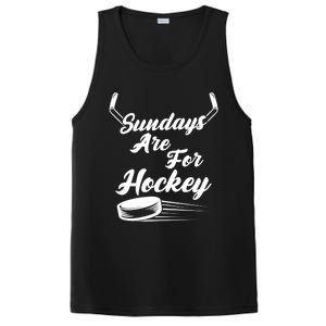 Sundays Are For Hockey Hockey Stick Gift PosiCharge Competitor Tank