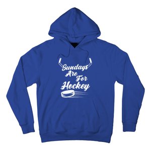 Sundays Are For Hockey Hockey Stick Gift Hoodie