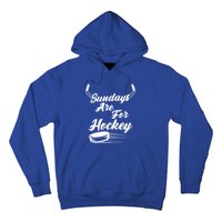 Sundays Are For Hockey Hockey Stick Gift Hoodie