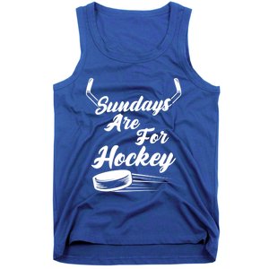 Sundays Are For Hockey Hockey Stick Gift Tank Top