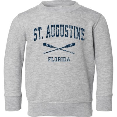 St. Augustine Florida Vintage Nautical Paddles Sports Oars Toddler Sweatshirt
