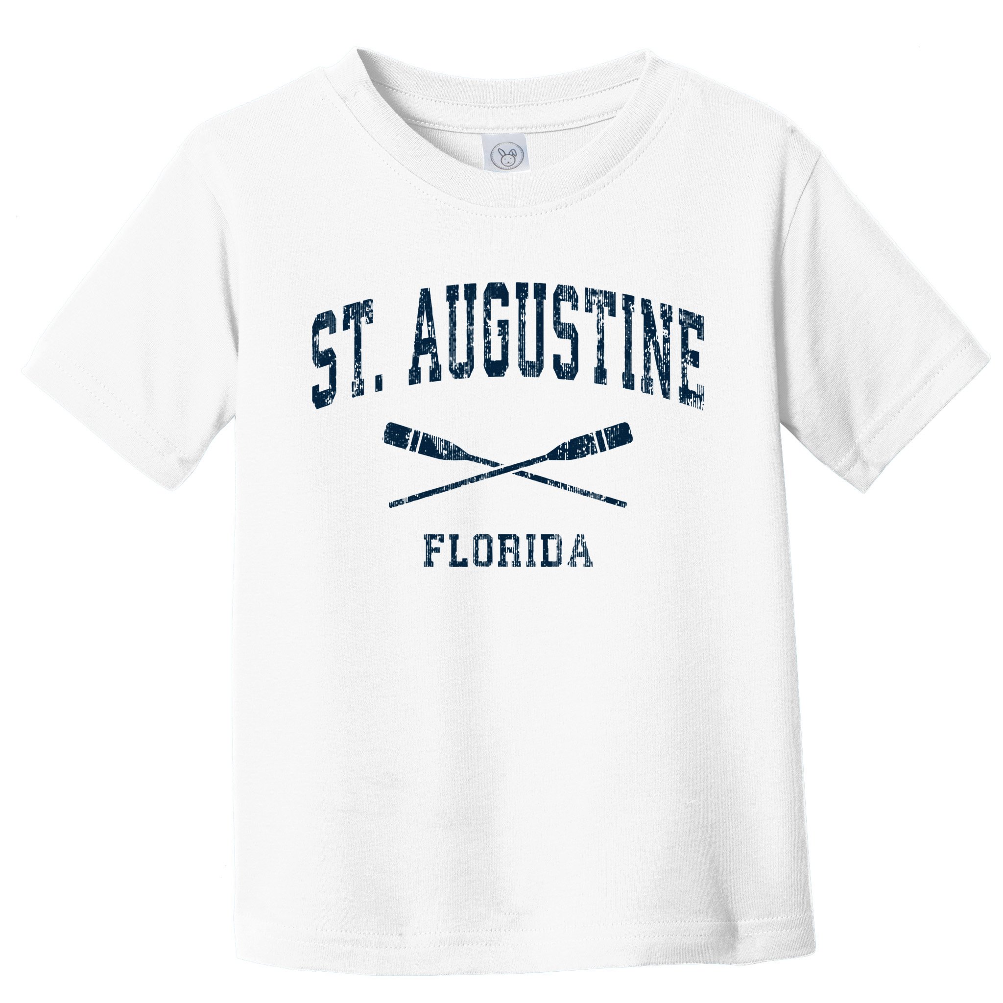 St. Augustine Florida Vintage Nautical Paddles Sports Oars Toddler T-Shirt