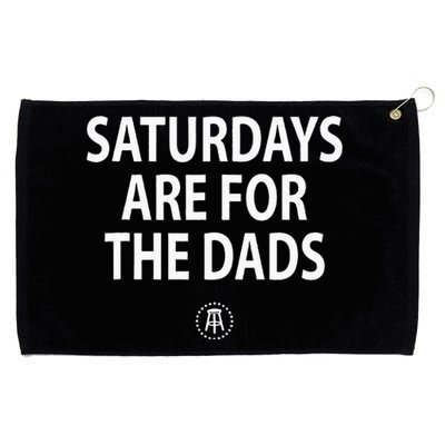 Saturdays Are For Dads Funny Fathers Day Daddy Grommeted Golf Towel