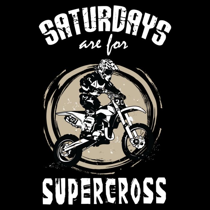 Saturdays Are For Supercross Dirtbike Funny Bike Gift Meaningful Gift Flat Bill Trucker Hat
