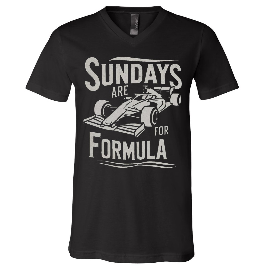 Sunday Are For Formula Racing Track Days & Motorsports Gift V-Neck T-Shirt