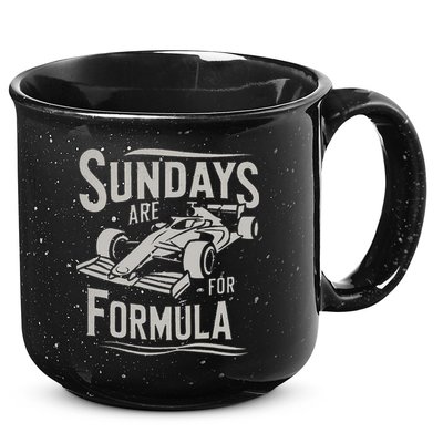 Sunday Are For Formula Racing Track Days & Motorsports Gift 15oz Campfire Ceramic Mug