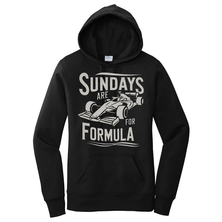 Sunday Are For Formula Racing Track Days & Motorsports Gift Women's Pullover Hoodie