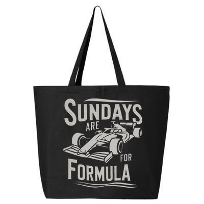 Sunday Are For Formula Racing Track Days & Motorsports Gift 25L Jumbo Tote