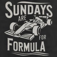 Sunday Are For Formula Racing Track Days & Motorsports Gift Golf Towel