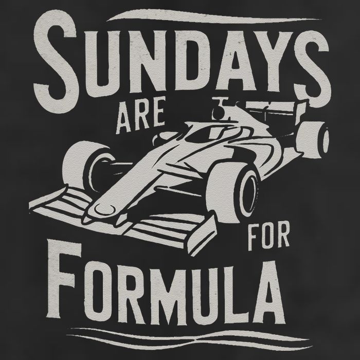 Sunday Are For Formula Racing Track Days & Motorsports Gift Golf Towel