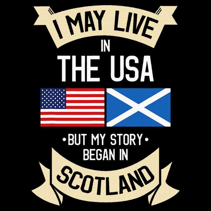 Scotland American Flag Usa Scottish Roots Gifts Cooling Performance Crew T-Shirt