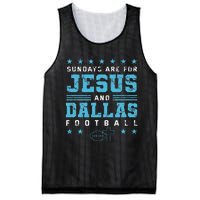 Sundays Are For Jesus And Dallas Football Texas Mesh Reversible Basketball Jersey Tank