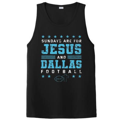 Sundays Are For Jesus And Dallas Football Texas PosiCharge Competitor Tank