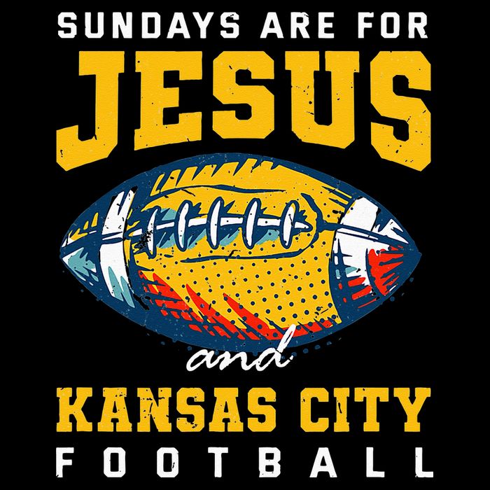 Sundays Are For Jesus And Kansas City Football Missouri T-Shirt