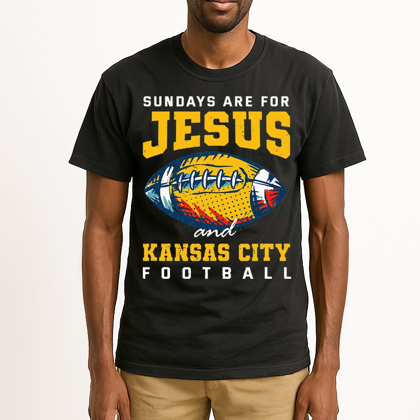 Sundays Are For Jesus And Kansas City Football Missouri Tall T-Shirt
