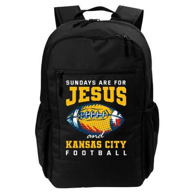 Sundays Are For Jesus And Kansas City Football Missouri Backpack