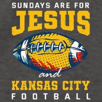 Sundays Are For Jesus And Kansas City Football Missouri Vector Backpack